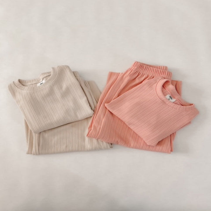Pleated Crop Set