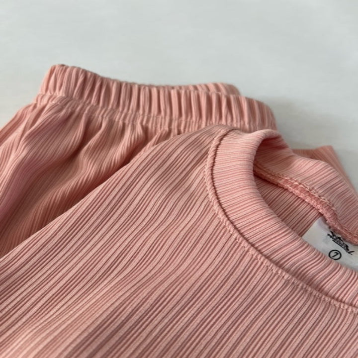 Pleated Crop Set
