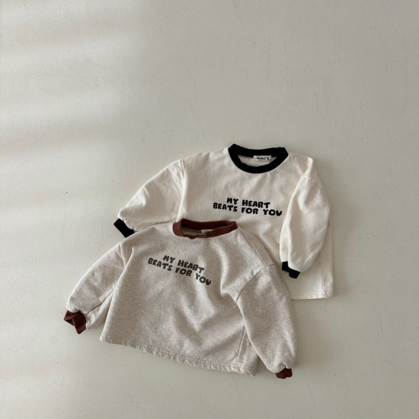 My Heart Brushed Raglan Tee