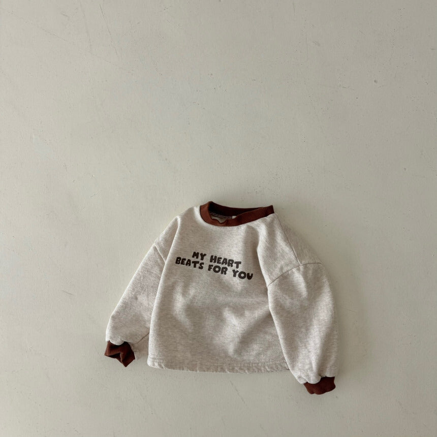 My Heart Brushed Raglan Tee