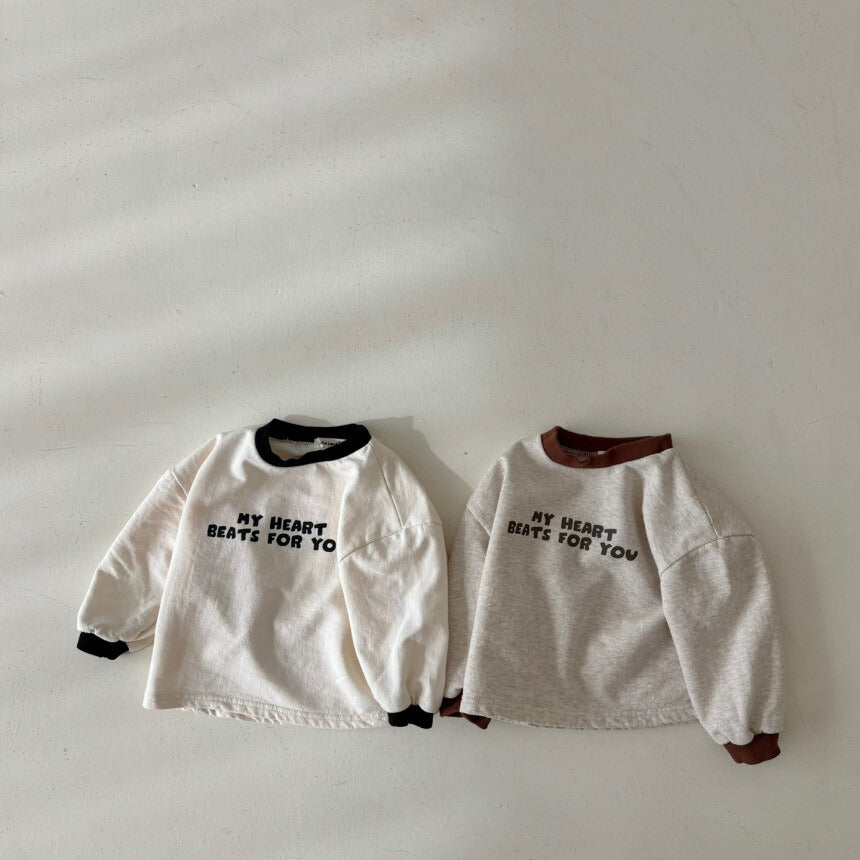 My Heart Brushed Raglan Tee