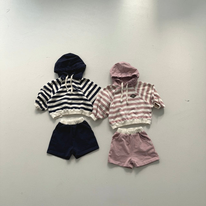 Stripe Hoodie Set