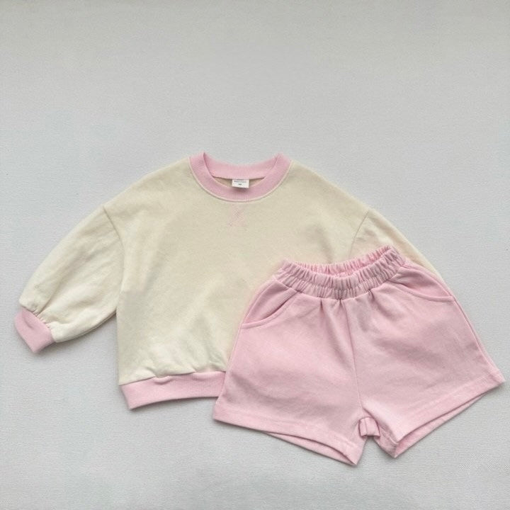 Crayon Shorts Bottom Set